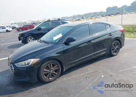 2018 Hyundai Elantra Sel из США, поврежденный, VIN 5NPD84LF0JH276829